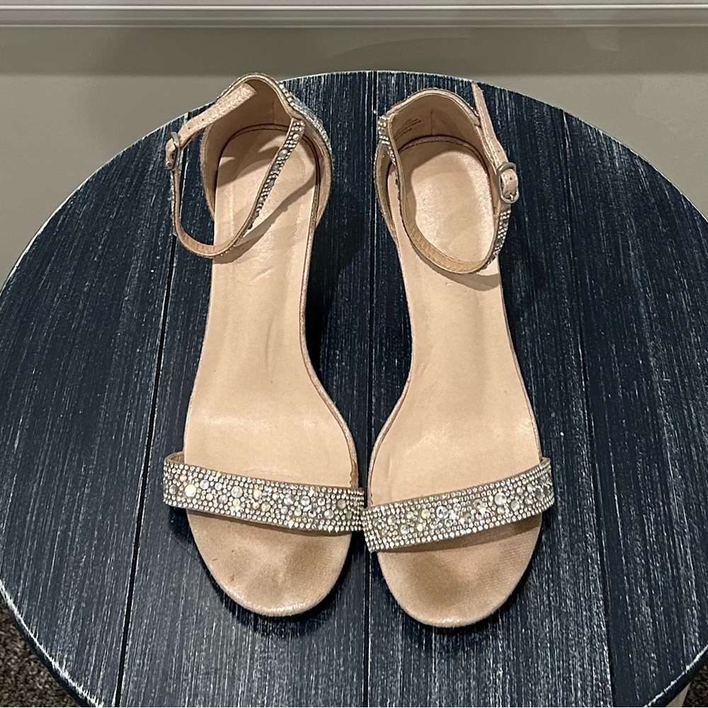 David’s Bridal Raquel Embellished Wedges - Picture 4 of 8